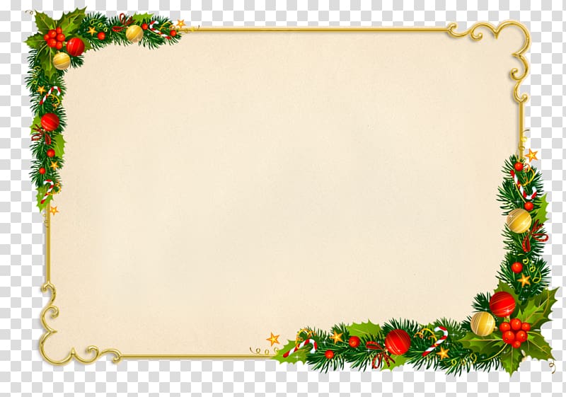 Christmas gift Frames Holiday, christmas transparent background PNG clipart