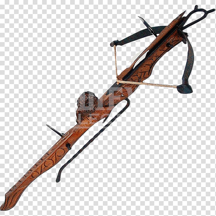 larp crossbow Ranged weapon Repeating crossbow, weapon transparent background PNG clipart