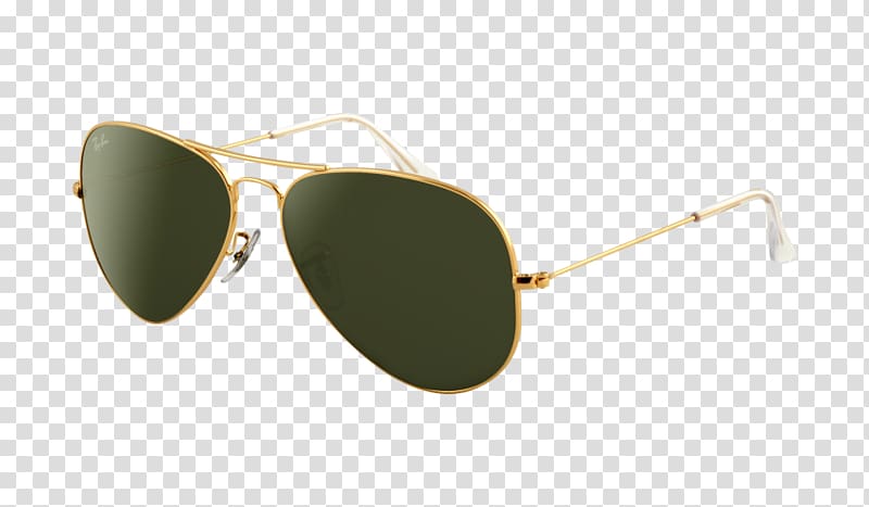 gold framed Ray-Ban Aviator-style sunglasses, Aviator sunglasses Ray-Ban Wayfarer Clothing Accessories, Mens Ray Ban Sunglasses transparent background PNG clipart
