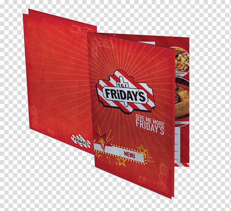 Advertising TGI Friday's Graphic design Behance Menu, TGIF transparent background PNG clipart