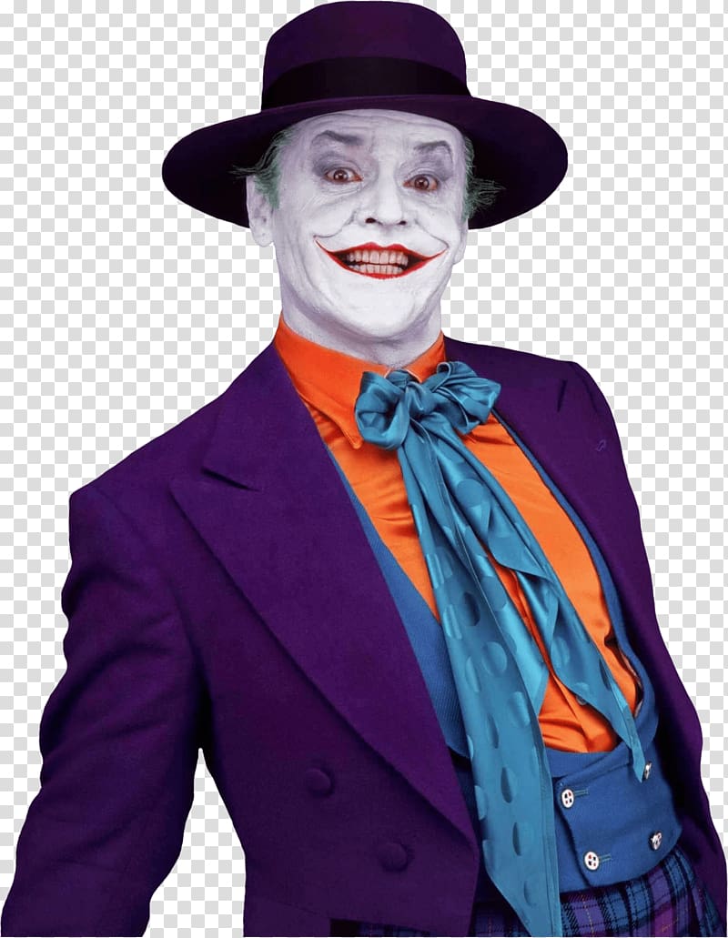 The Joker, Jack Nicholson Joker Batman transparent background PNG clipart
