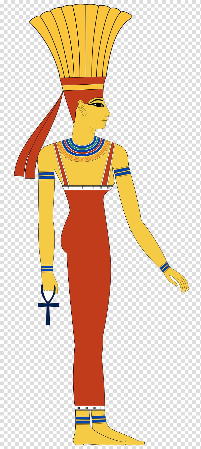 Ancient Egyptian deities Isis Hathor Deity, Goddess transparent background PNG clipart