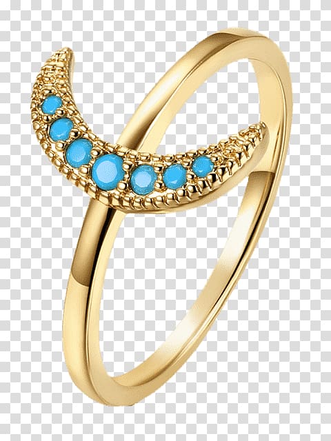 Turquoise Ring Birthstone Gold Jewellery, Ring Finger transparent background PNG clipart