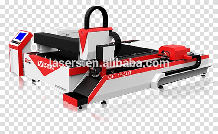 Machine Laser cutting Fiber laser, steel cutting machine transparent background PNG clipart