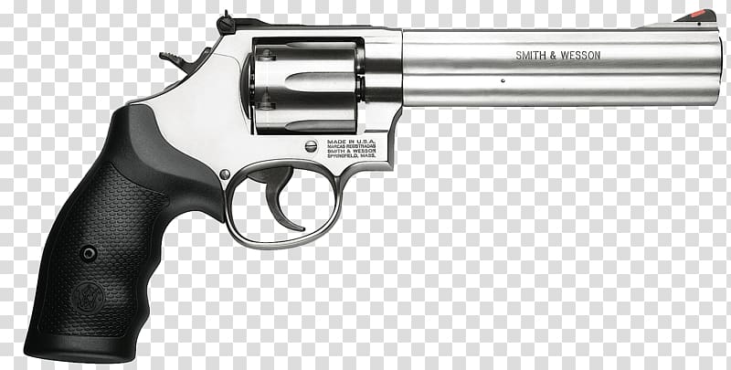 Smith & Wesson Model 686 .357 Magnum .38 Special Revolver, Handgun transparent background PNG clipart