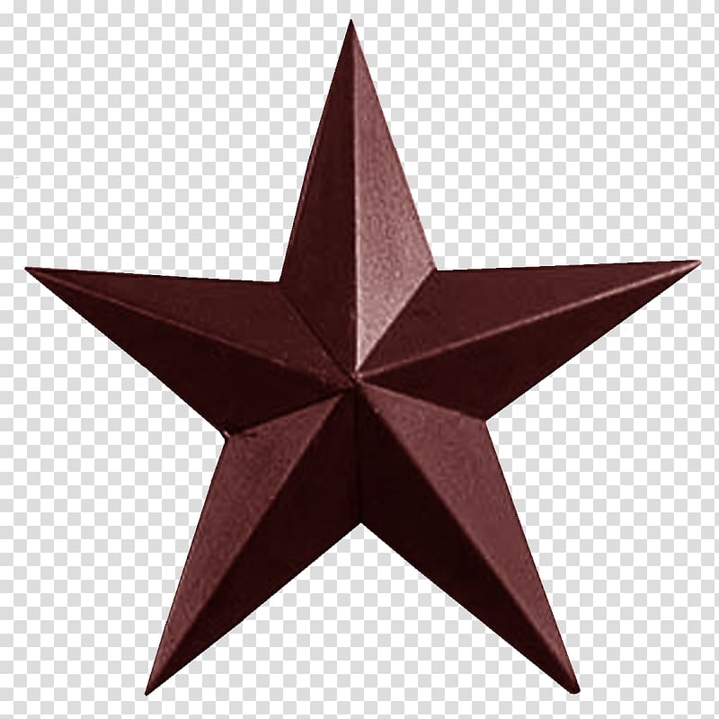 Barnstar Metal Farmhouse, red star transparent background PNG clipart