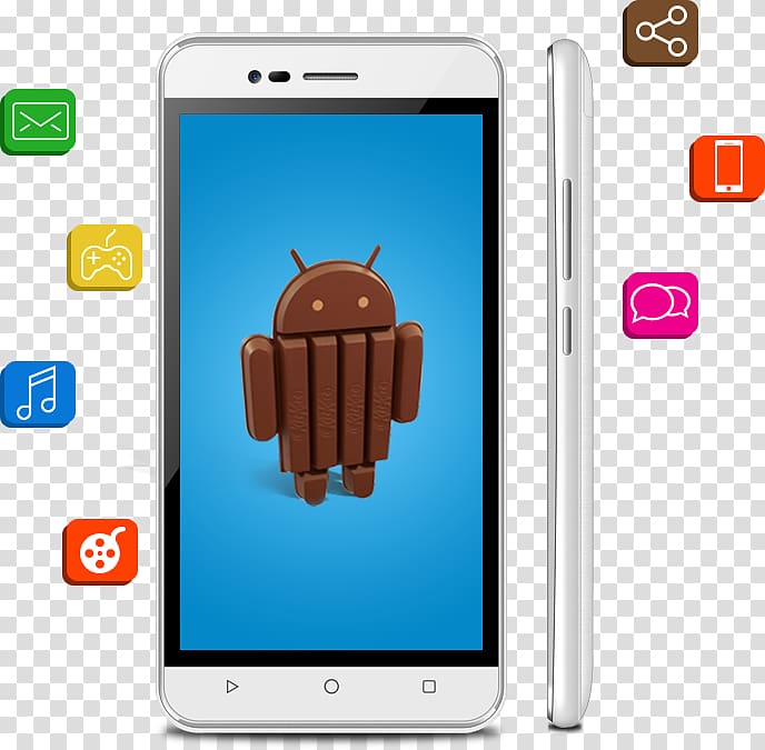 Smartphone Feature phone Android KitKat Handheld Devices, smartphone transparent background PNG clipart