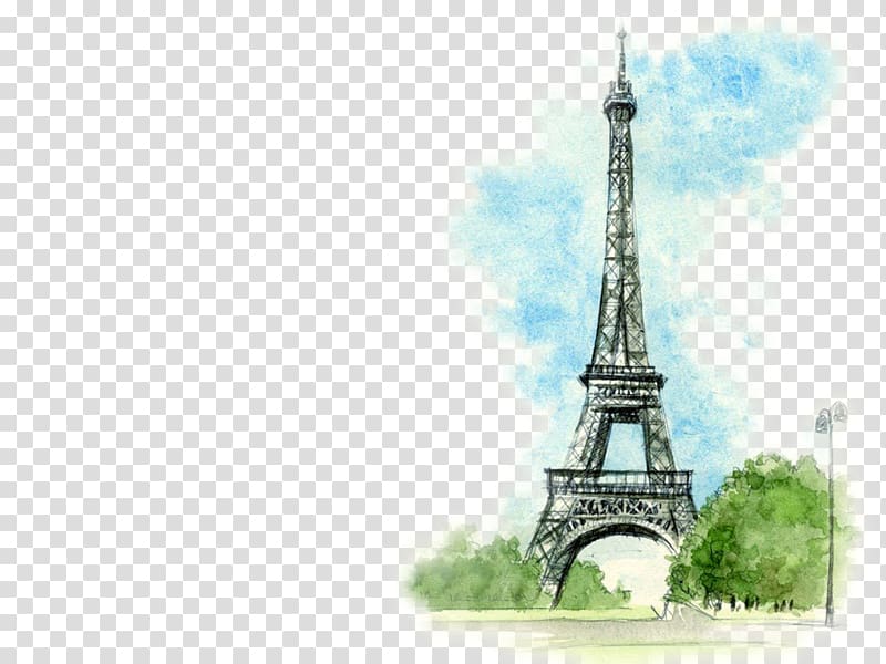 Eiffel Tower, Paris , iPhone 5 What Country? FindWords , Drawing Eiffel Tower transparent background PNG clipart
