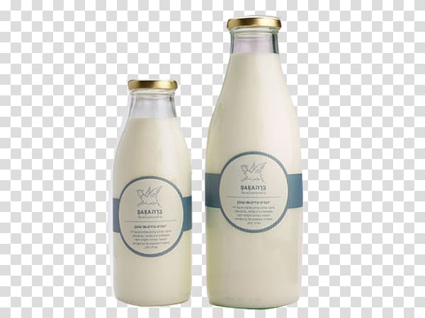 Goat milk Goat milk Breakfast Packaging and labeling, Glass bottles of milk products transparent background PNG clipart