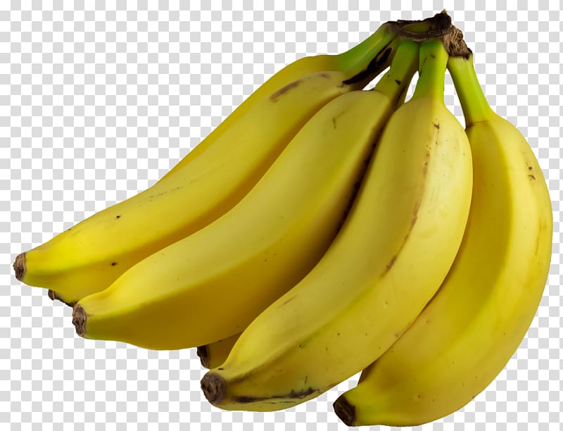 ripe bananas, Banana bread, Banana transparent background PNG clipart