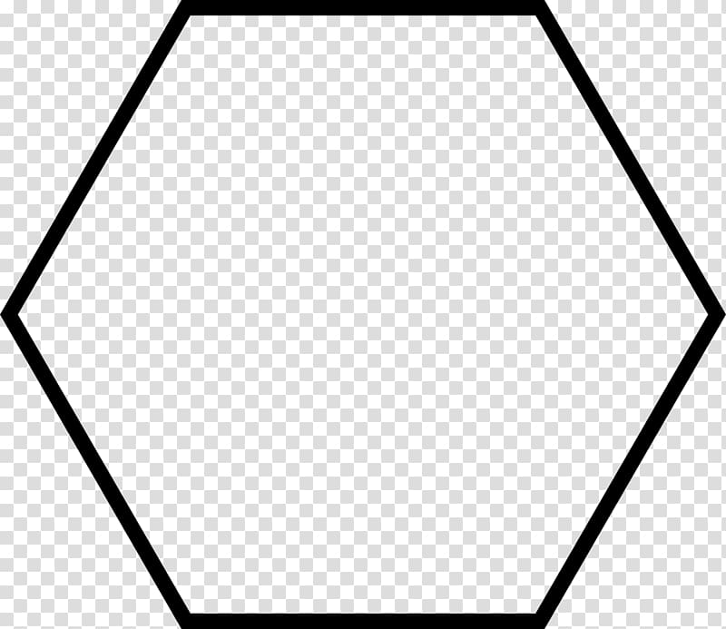hexagon , Hexagonal tiling Polygon Shape, hexagono transparent background PNG clipart