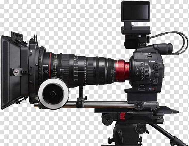 Camera lens Canon EOS C300 Canon EF lens mount Canon Cinema EOS, camera lens transparent background PNG clipart