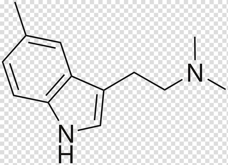 N,N-Dimethyltryptamine 5-MeO-DMT Molecule O-Acetylpsilocin, TMT transparent background PNG clipart