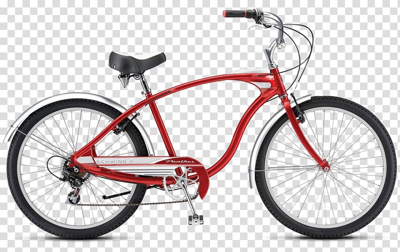 Cruiser bicycle Schwinn Panther Schwinn Bicycle Company Single-speed bicycle, Bicycle transparent background PNG clipart