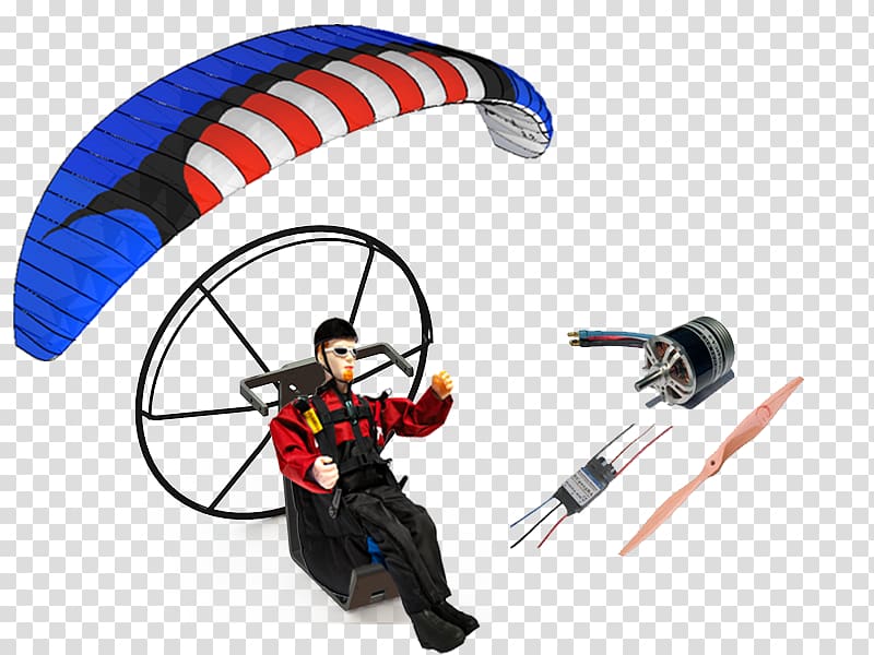 Paramotor Paragliding Radio-controlled model Radio control Flight, backpack transparent background PNG clipart