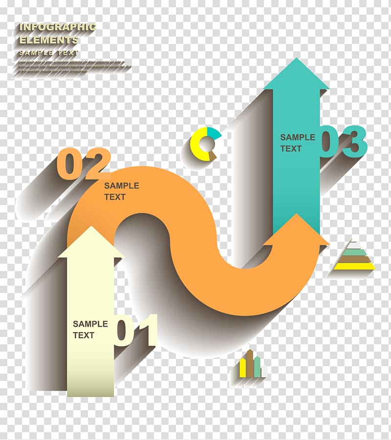 Infographic elements sample text , arrow illustrating transparent background PNG clipart