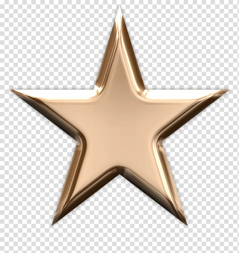 Open Bronze Star Medal Gold, gold transparent background PNG clipart