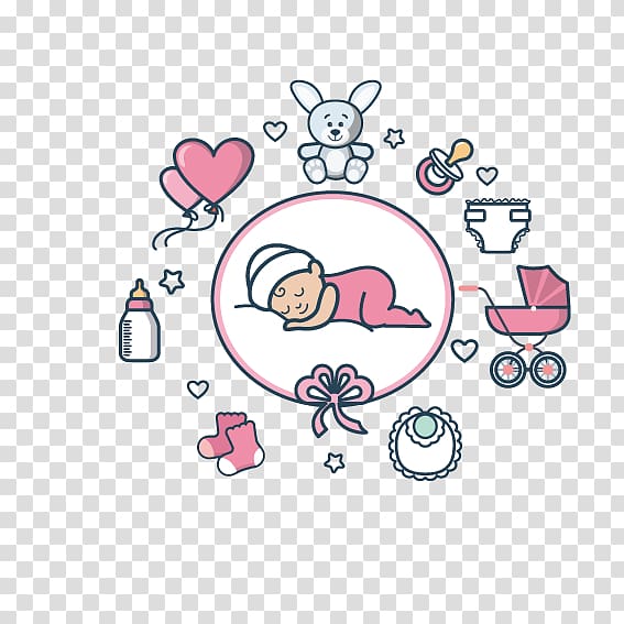 baby sleeping illustration, Infant Child Pregnancy, baby product transparent background PNG clipart