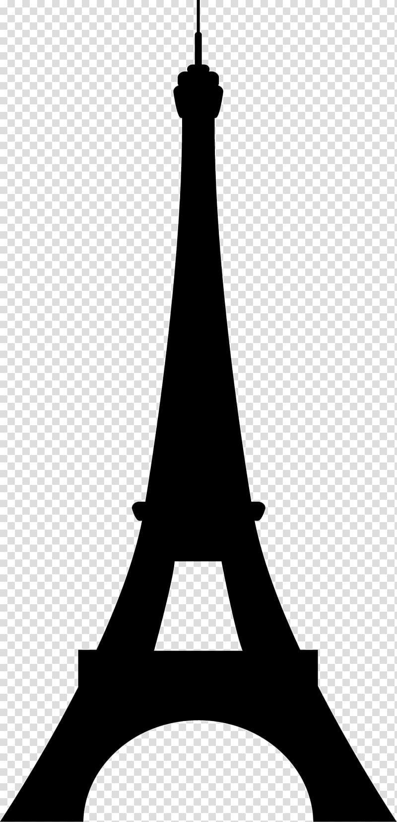 Eiffel Tower Paris, Paris (Quai de Bercy) Idea Hotel, Black silhouette transparent background PNG clipart