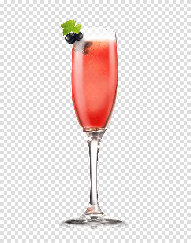 Wine cocktail Kir Royale Bellini, cocktail transparent background PNG clipart
