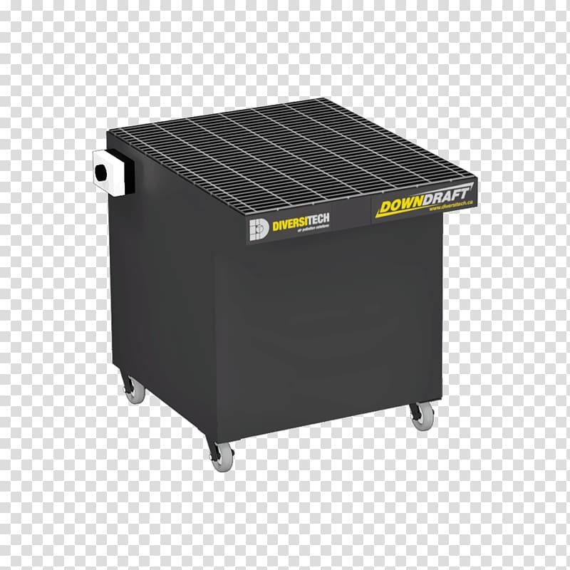 Welding Plasma cutting Grinding Downdraft table, mini table transparent background PNG clipart