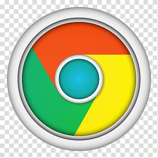 Google Chrome icon, circle green symbol yellow, Chrome transparent background PNG clipart