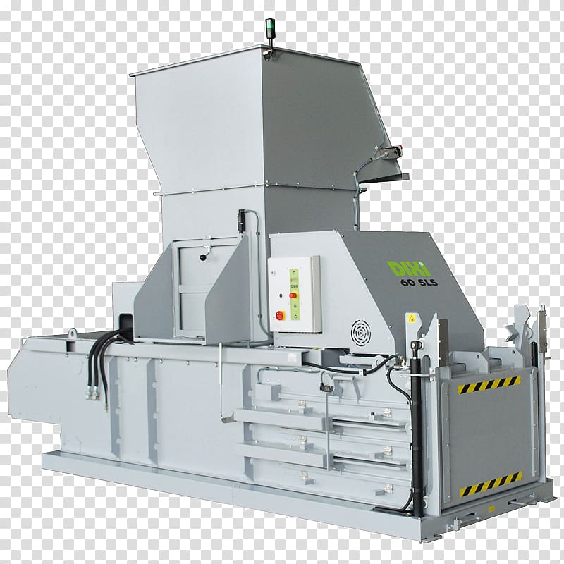 Baler Paper plastic Industry Machine, Automatic Waste Container transparent background PNG clipart