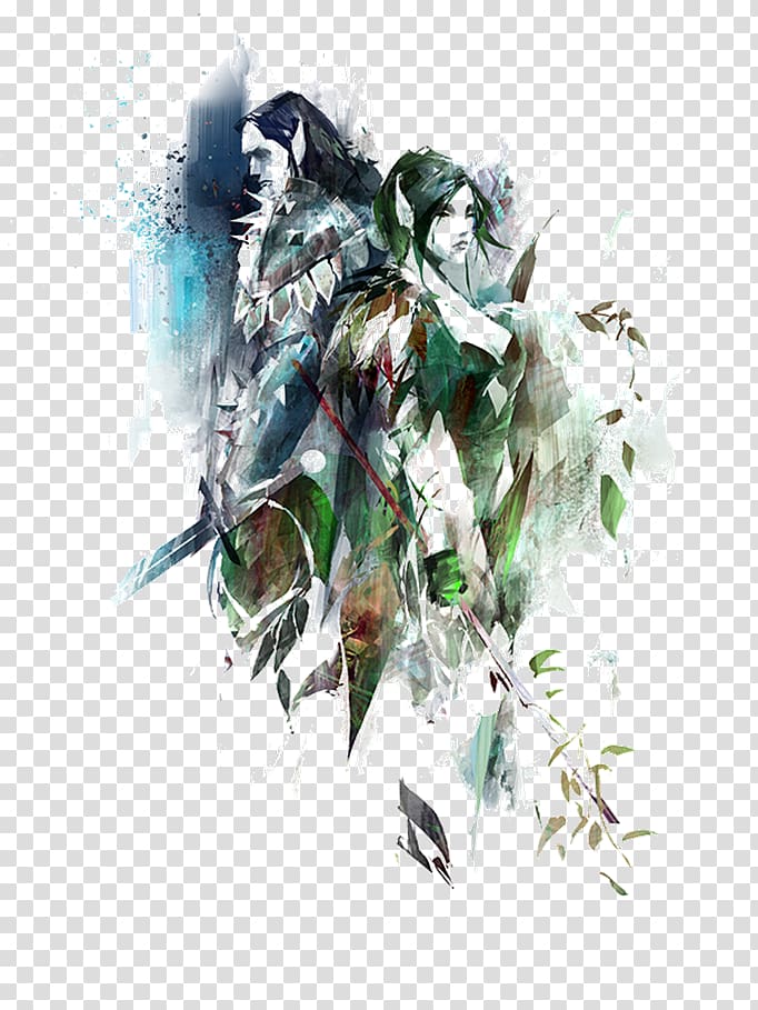 Guild Wars 2 Video game Art ArenaNet Player versus player, others transparent background PNG clipart