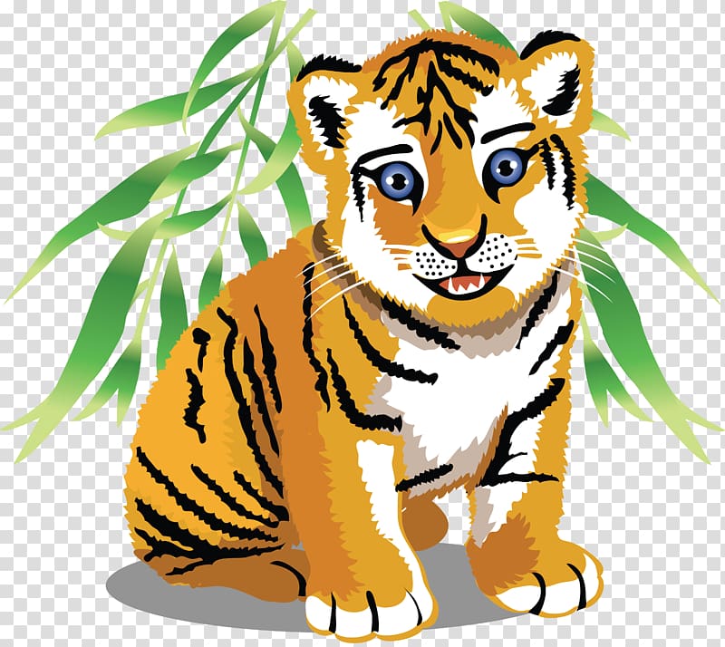 Tiger Baby Jungle Animals Cartoon , tiger transparent background PNG clipart