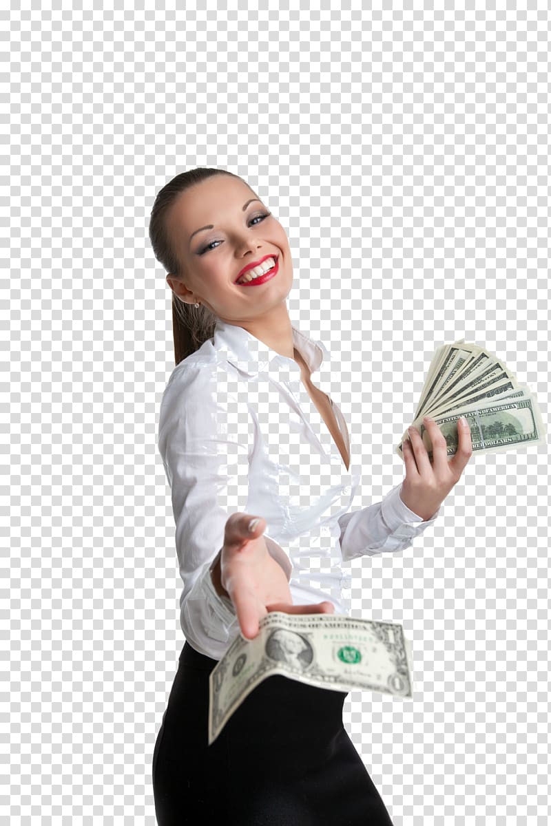 Money Wallet Woman United States Dollar Banknote, money bag transparent background PNG clipart