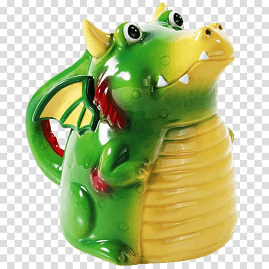 Frog Tea Mug Ceramic Figurine, Green Mug transparent background PNG clipart