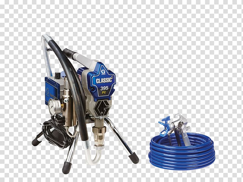Spray painting Graco Airless Pump Sprayer, paint transparent background PNG clipart