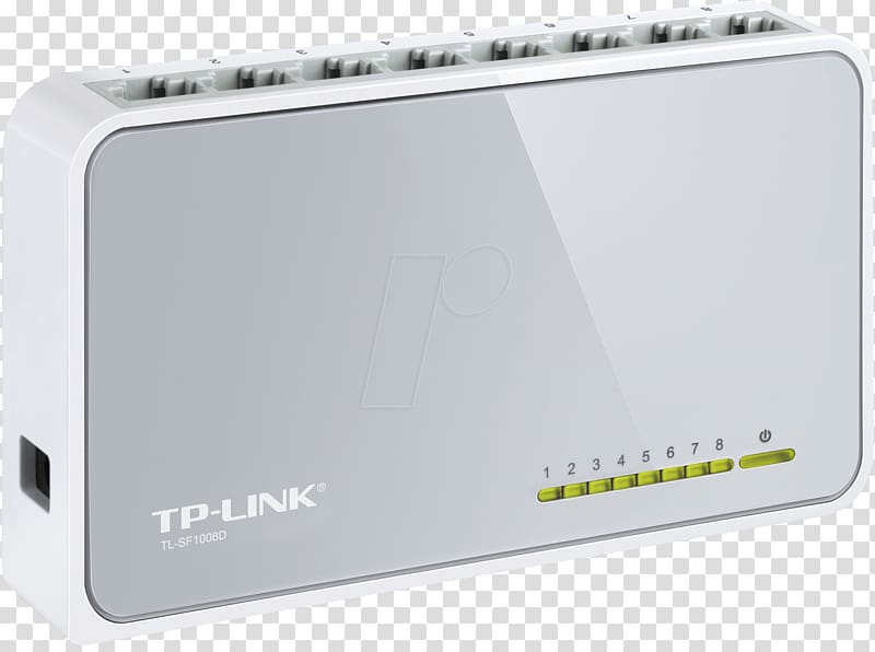 Network switch Gigabit Ethernet TP-Link Fast Ethernet, switch hub transparent background PNG clipart