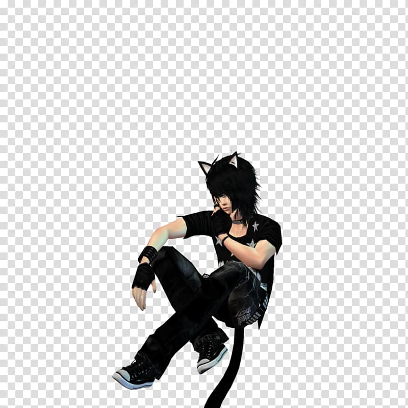 Black M, emo male transparent background PNG clipart | HiClipart