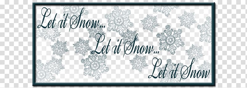 Paper Pattern Calligraphy Font Frames, snow header transparent background PNG clipart