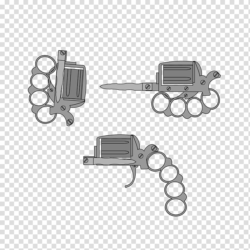 Knife Apache revolver Apaches Brass Knuckles, Brass transparent background PNG clipart