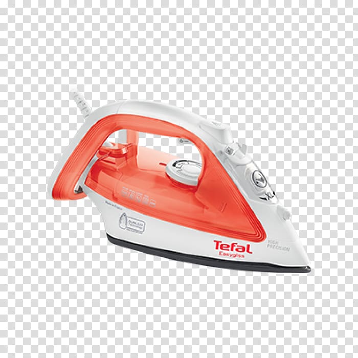 Tefal Clothes iron Food Steamers Groupe SEB Cookware, steam iron transparent background PNG clipart