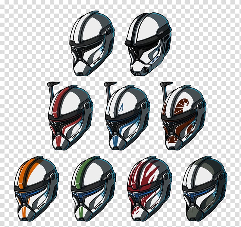 Clone trooper Bicycle Helmets Stormtrooper Star Wars: The Clone Wars, clone trooper transparent background PNG clipart