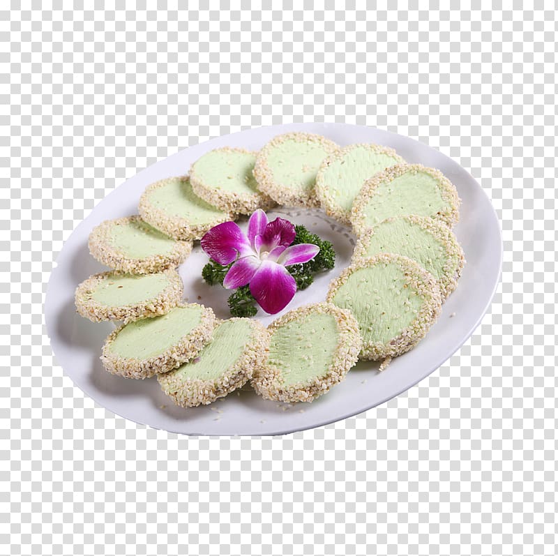 Green tea Mochi Teacake Cookie, Product in kind, green tea pie transparent background PNG clipart