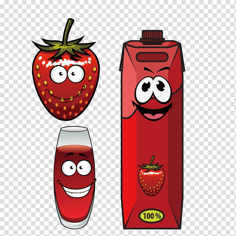 Tomato juice Cartoon Vegetable, Strawberry Juice transparent background PNG clipart