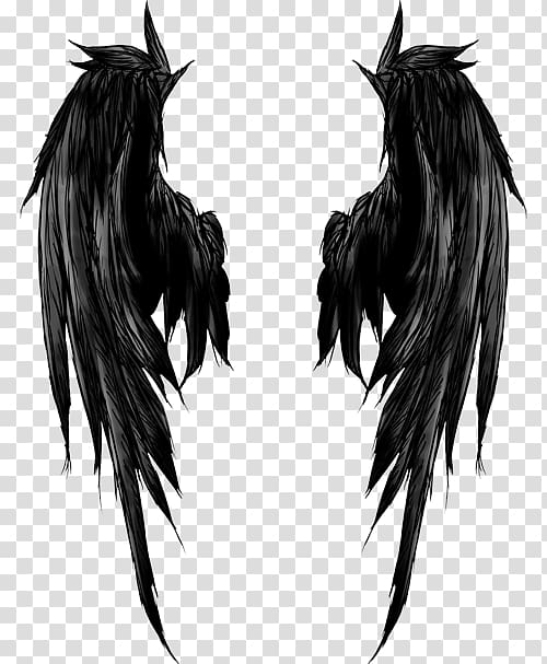 fallen angel tattoo drawing