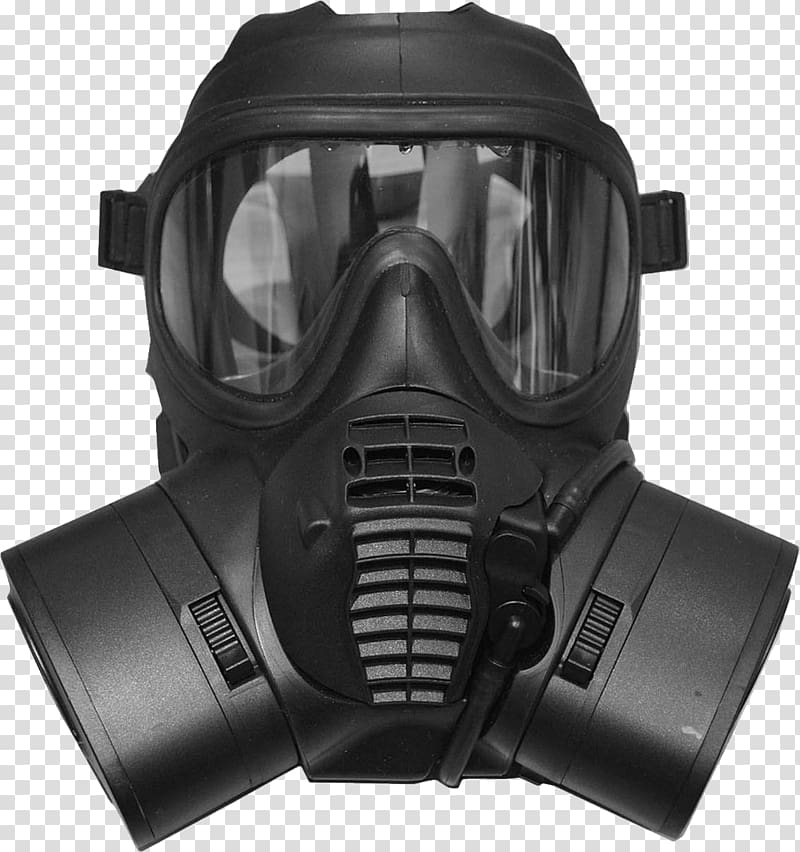 General Service Respirator Gas mask British Armed Forces S10 NBC Respirator Military surplus, gaz mask transparent background PNG clipart