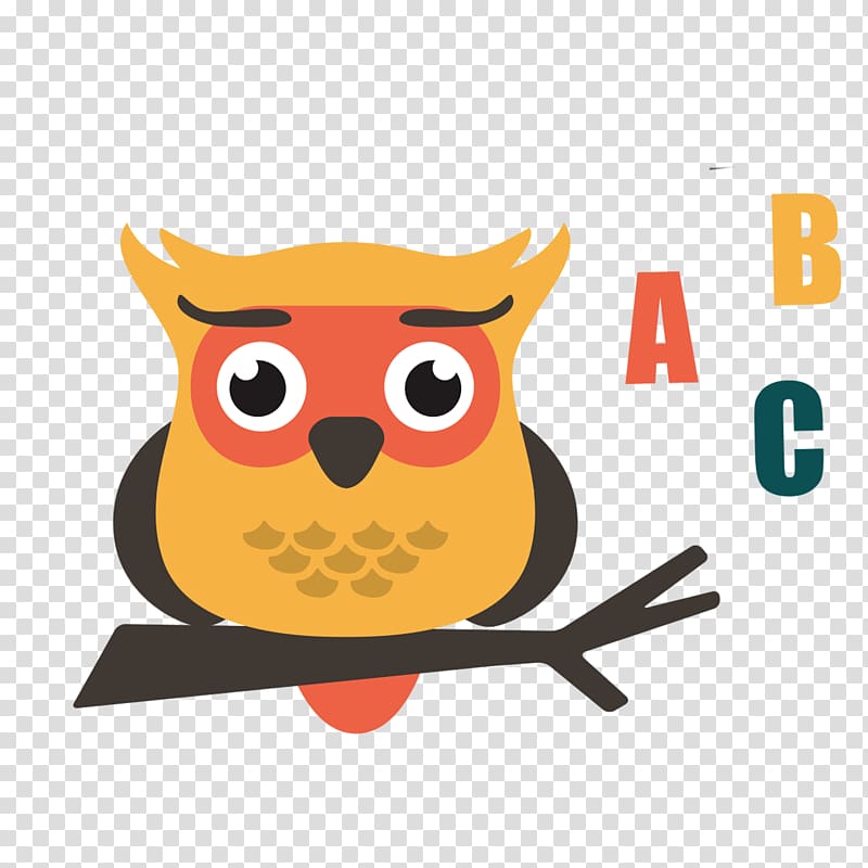 Owl Cartoon Animation, owl transparent background PNG clipart