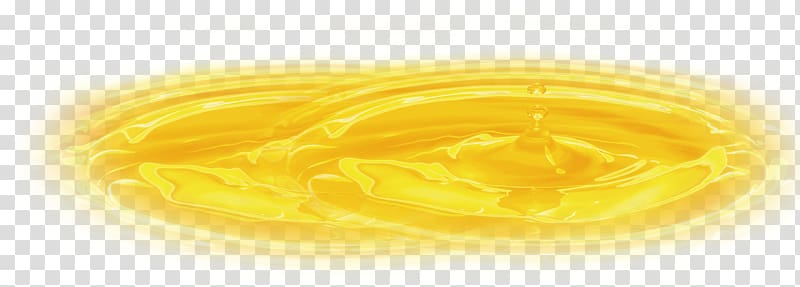 yellow water illustration, Yellow Flavor, Oil, sesame oil, oil drops transparent background PNG clipart
