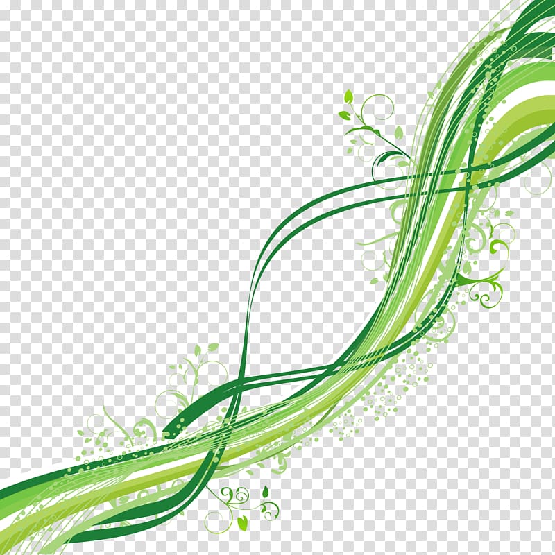 Curve, Green transparent background PNG clipart