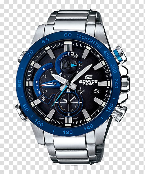 Casio Edifice EQB-800DB Watch Chronograph, watch transparent background PNG clipart