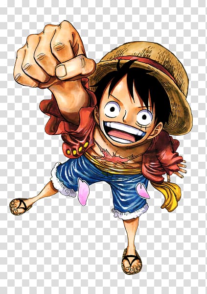 Luffy jumping PNG Image