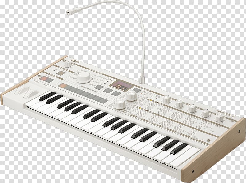 microKORG Korg Kaossilator Sound Synthesizers Analog modeling synthesizer, keyboard transparent background PNG clipart