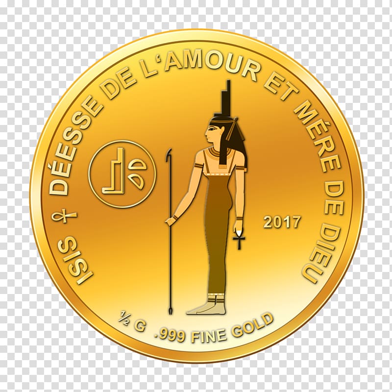 Coin Gold Horus, Coin transparent background PNG clipart