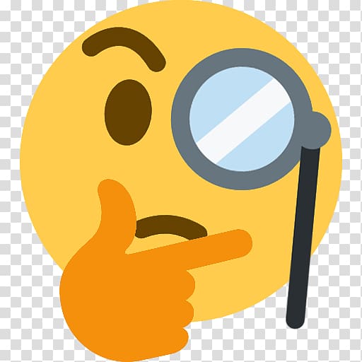 Thinking Emoji Sticker Thought Discord Emoji Transparent